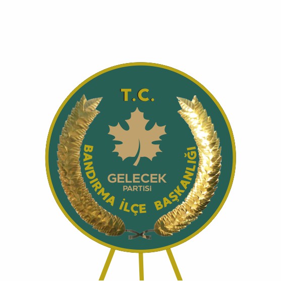 Gelecek Partisi Esenyurt İlçe Başkanlığı Metal Çelenk